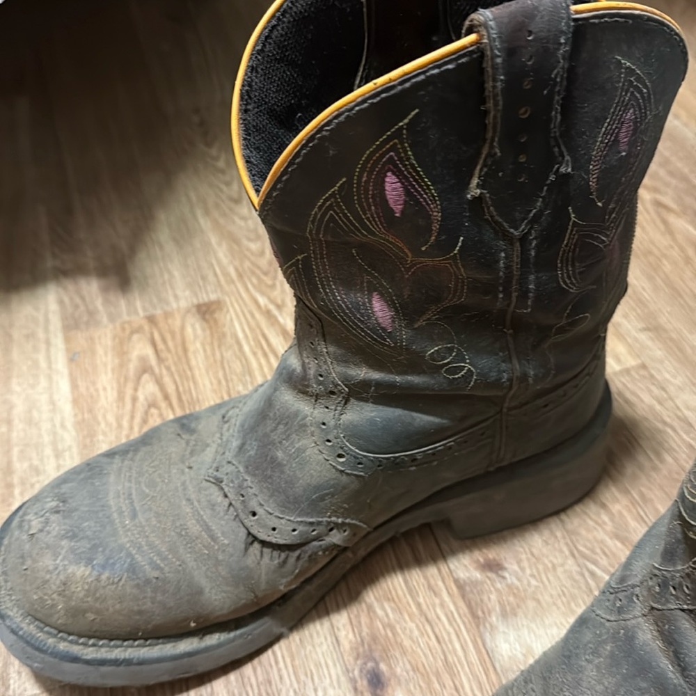 Boots done stitching coming undone